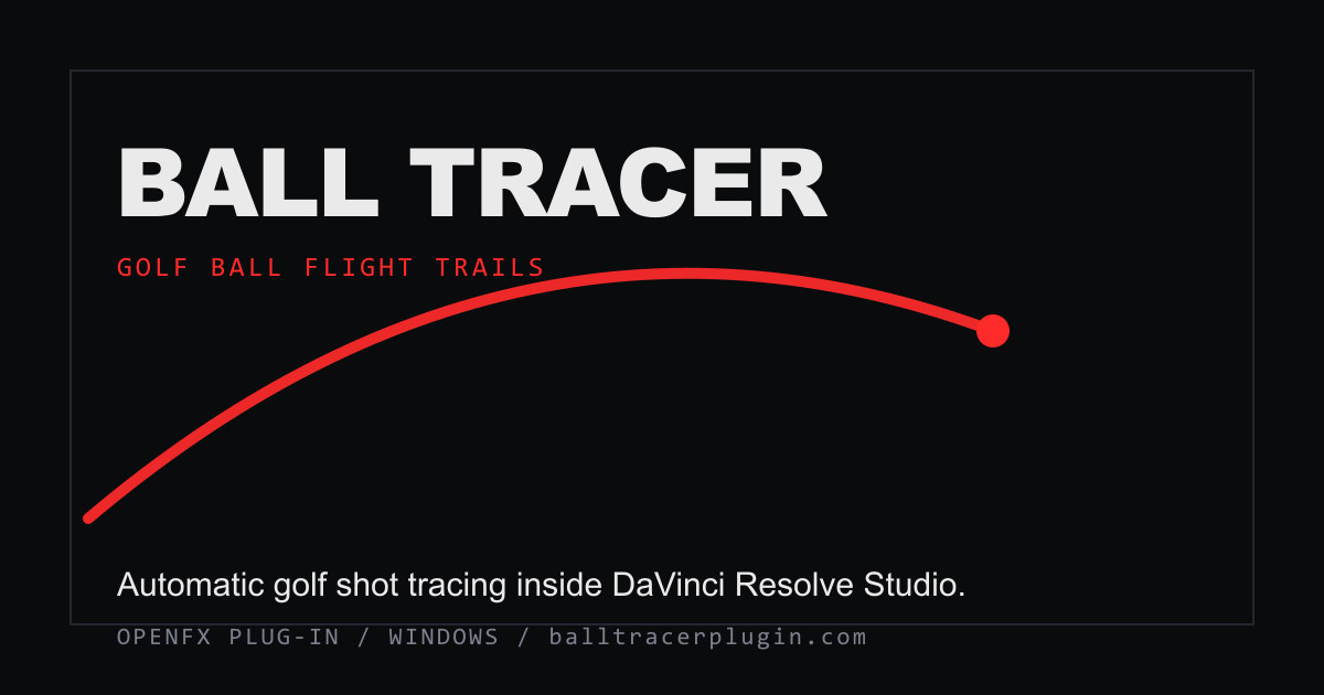 Automatic Ball Tracer Plugin for DaVinci Resolve